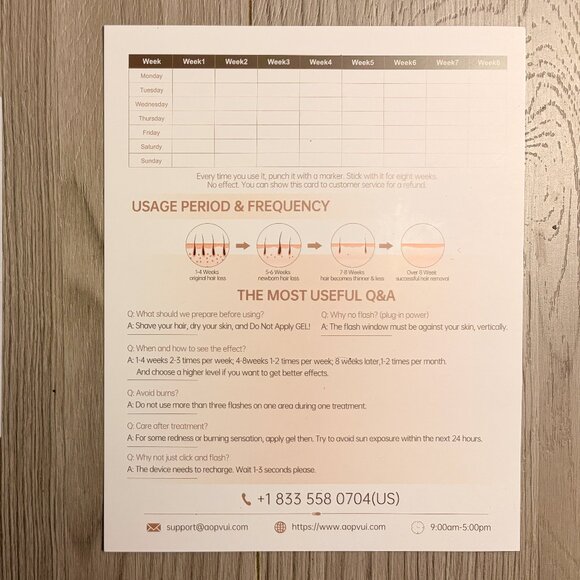 Aopvui IPL Laser Permanent Hair Removal - Picture 5 of 7